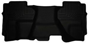 GMC Sierra 1500 Floor Mats - Rear - Husky Liners - WeatherBeater - Black - 2014